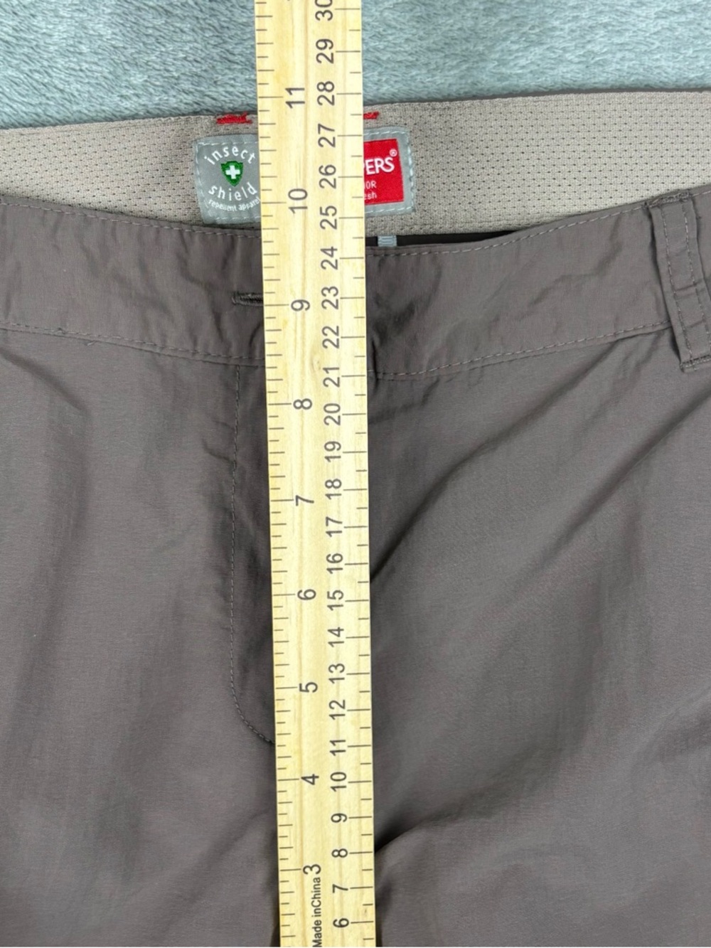 Craghoppers Pants Womens 10 Brown Nat Geo Insect Shield Convertible Hiking - Picture 10 of 14